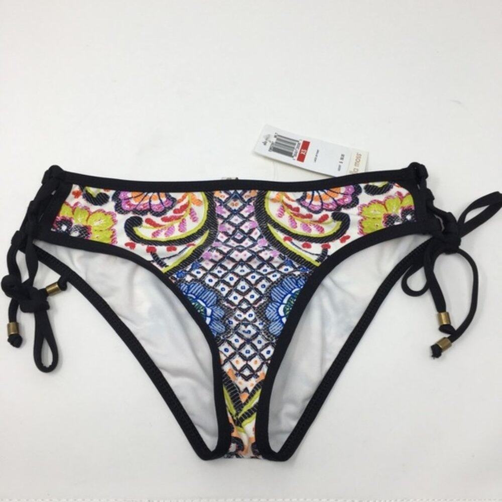 Ella Moss NWT Lace up Swim Bottoms XS